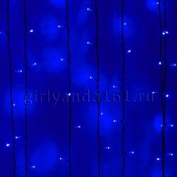 Светодиодный занавес 2×2 м IP 65 постоянного свечения черный провод