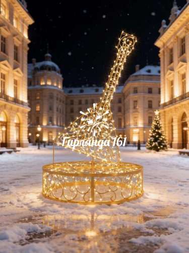 Световая фигура Балалайка