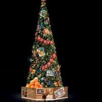 Световая конструкция Ель советская