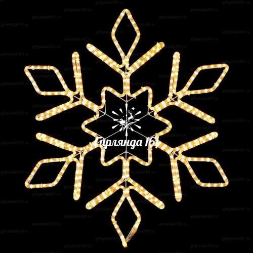 Светодиодная снежинка 80 см