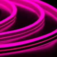 Гибкий неон 8х16 мм, 220В, ДВУСТОРОННИЙ, матовый