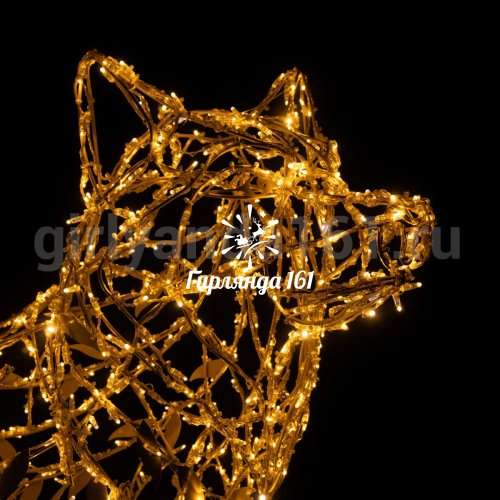 Световая фигура Волк