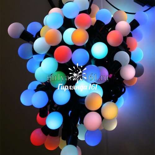 Светодиодные шарики, диаметр 23мм, длина10 м