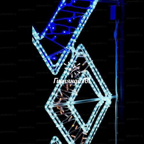 Светодиодная консоль Ромбы