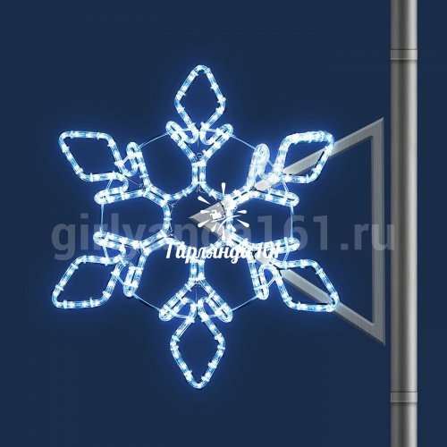 Светодиодная консоль Снежинка малая