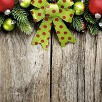 Ограждение для ёлок Зеленый бант