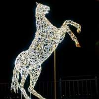 Световая фигура Конь на дыбах