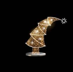 Светящееся панно «Ёлочка лесная»