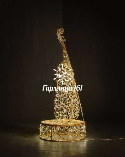 Световая фигура Контрабас