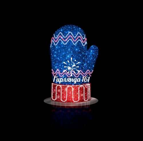 Световая конструкция Варежка