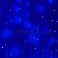 Светодиодный занавес 2×2 м IP 65 постоянного свечения черный провод