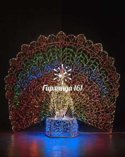 Световая фигура Павлин