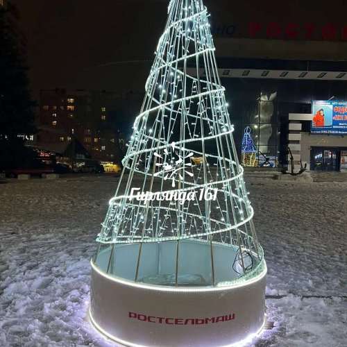 Светодиодная ель «Спираль»