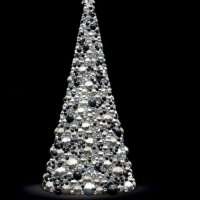 Световая конструкция Шароель серебро