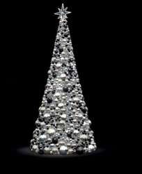 Световая конструкция Шароель серебро