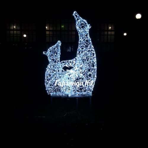 Световая фигура Медведь с Медвежонком