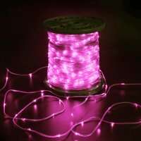 Светодиодная гирлянда Краса 200 м, 24В, постоянного свечения, IP65, прозрачный провод ПВХ
