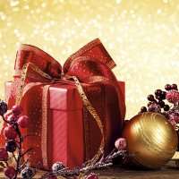 Ограждение для ёлок Красная тема