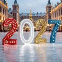 Световые цифры 4 цвета