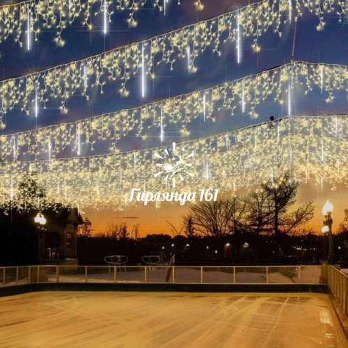 Световой потолок Бахрома и сосульки