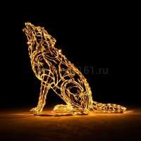 Световая фигура Волк лесной