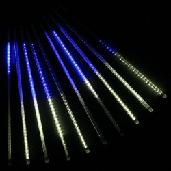 Тающие сосульки 10×0.5м цвет белый-синий