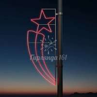 Светодиодная консоль Факел со звездой