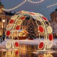 Световая арка Клюква