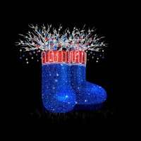 Световая объемная фигура Валенки