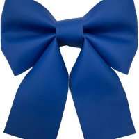 Бант 20 см синий
