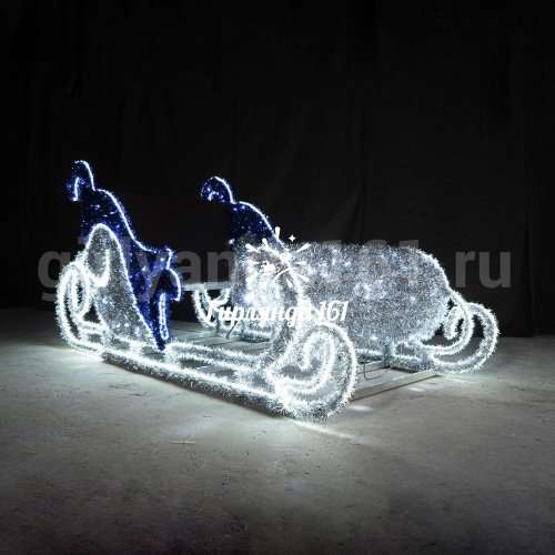 Световая фигура Новогодние Сани