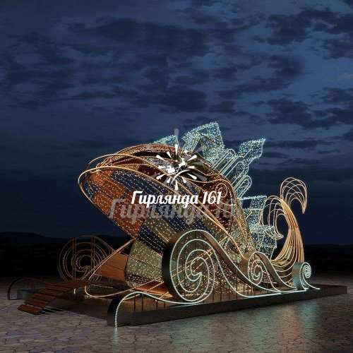 Световая конструкция Чудо-юдо рыба-кит