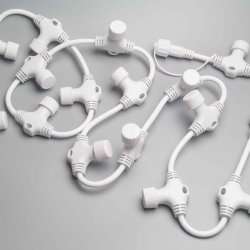 Шина 2м, 16 разъемов, шаг 12.5 см, белая