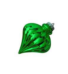 Елочная игрушка Юла цвет зеленый 22 см