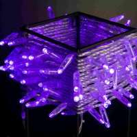 Светодиодная гирлянда Нить 10 м, 24В, постоянного свечения, IP65, прозрачный провод ПВХ