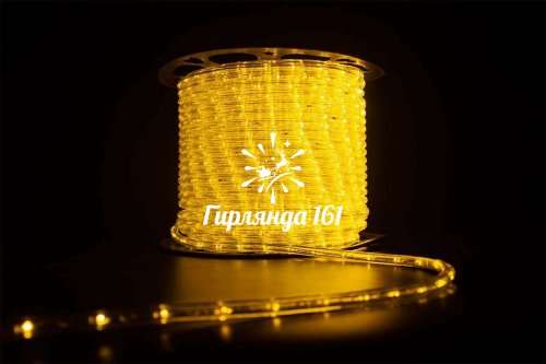 Светодиодный дюралайт, 2-х проводной, круглый, 10 мм, 220В, статика