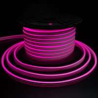 Гибкий неон 8х16 мм, 220В, ДВУСТОРОННИЙ, матовый
