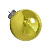 Новогодний шар глянцевый золото