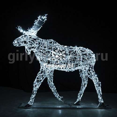 Световая фигура Лось лесной