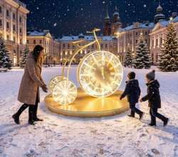 Световая фигура Велосипед
