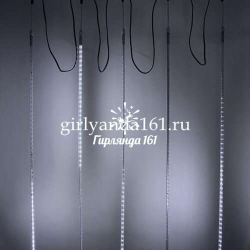 Гирлянда «Тающие сосульки» 5×1 м белый