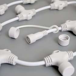 Шина от занавеса 2 м, шаг 10 см, белая