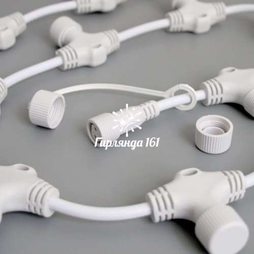 Шина от занавеса 2 м, шаг 10 см, белая