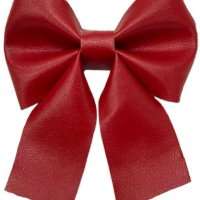 Бант 20 см красный