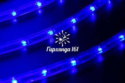 Светодиодный дюралайт, 2-х проводной, круглый, 10 мм, 220В, статика