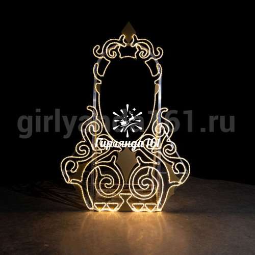 Световая фигура Фотозона Зеркало