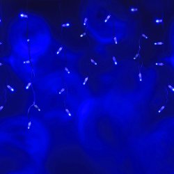 Светодиодная бахрома 3×0. 6 м мерцание IP65, белый провод