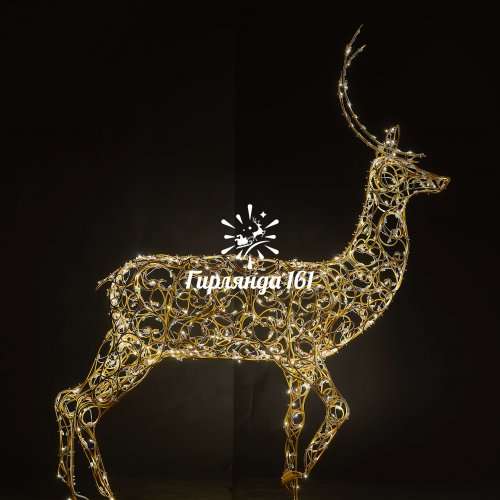 Световая фигура Олень Рождественский