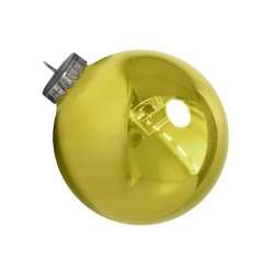 Новогодний шар глянцевый золото