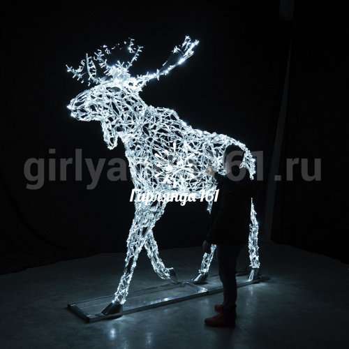 Световая фигура Лось лесной